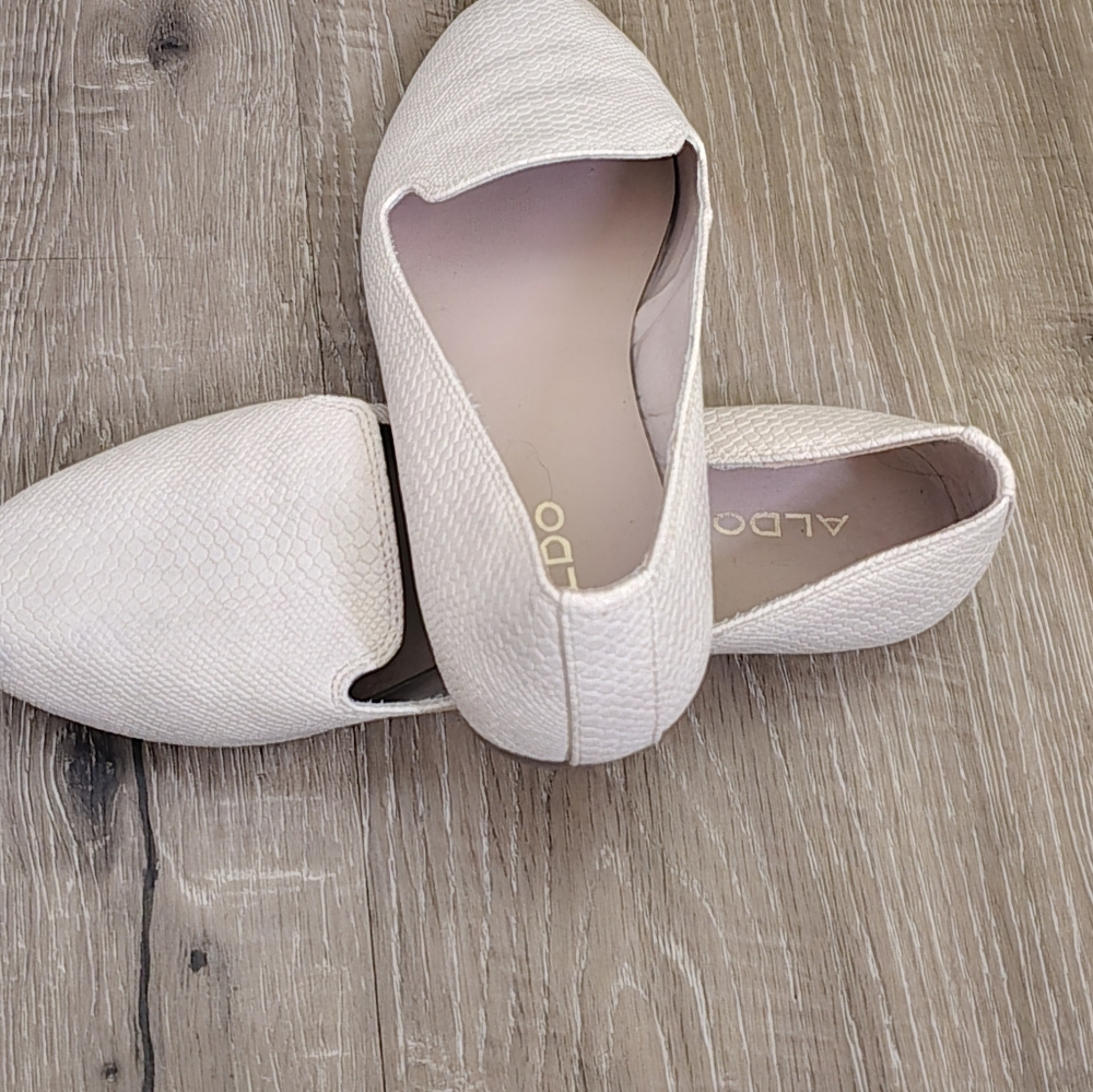 ALDO Women's White Loafers